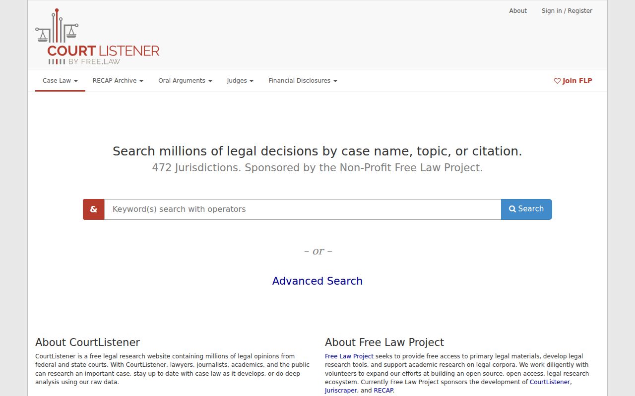 Aitkin County Tamarack court docket source showing CourtListener legal research interface